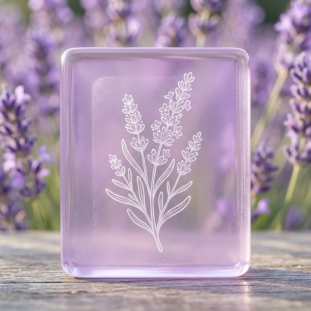 Elegant 166-Tile Purple Acrylic American Mahjong Set — Engraved Detail view 4