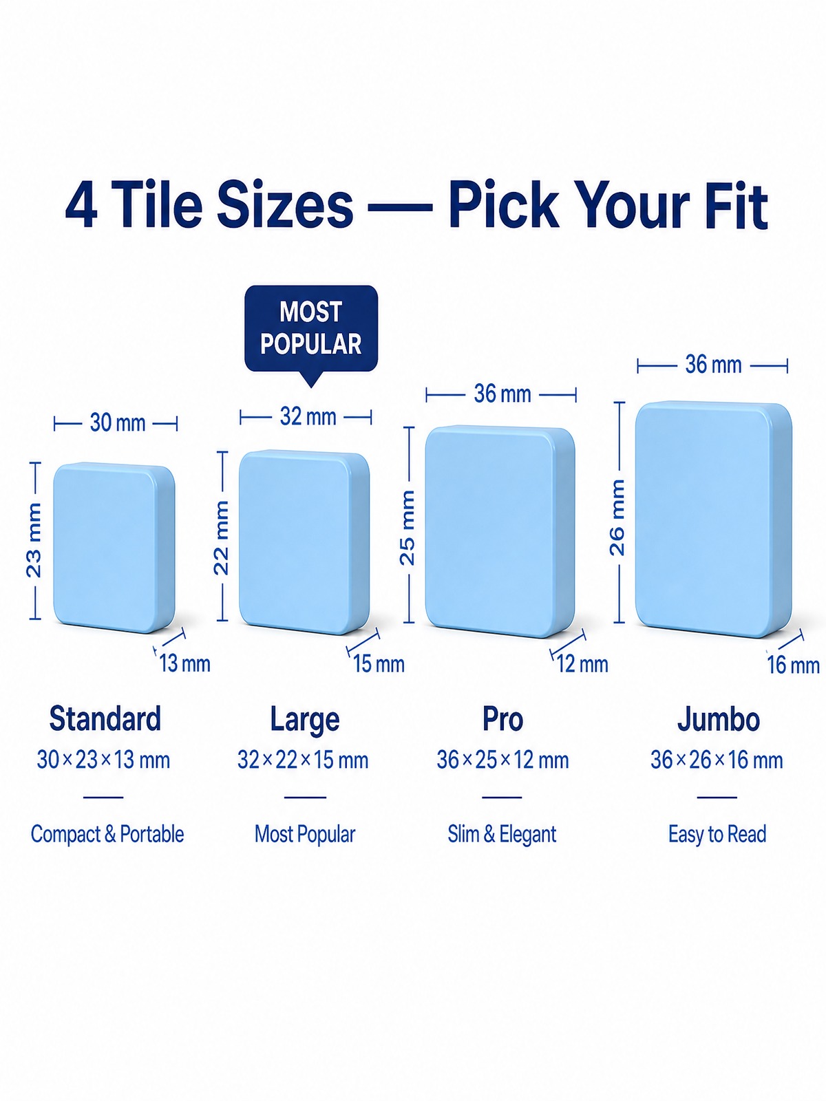 160-Tile Blue Acrylic American Mahjong Set — Deep Engraving detail