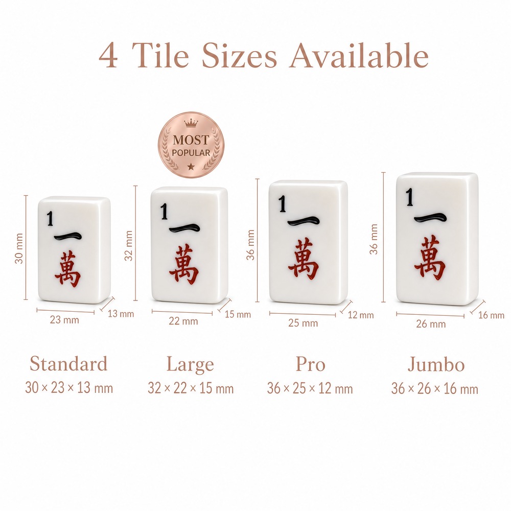 160-Tile Pink Acrylic American Mahjong Set view 3