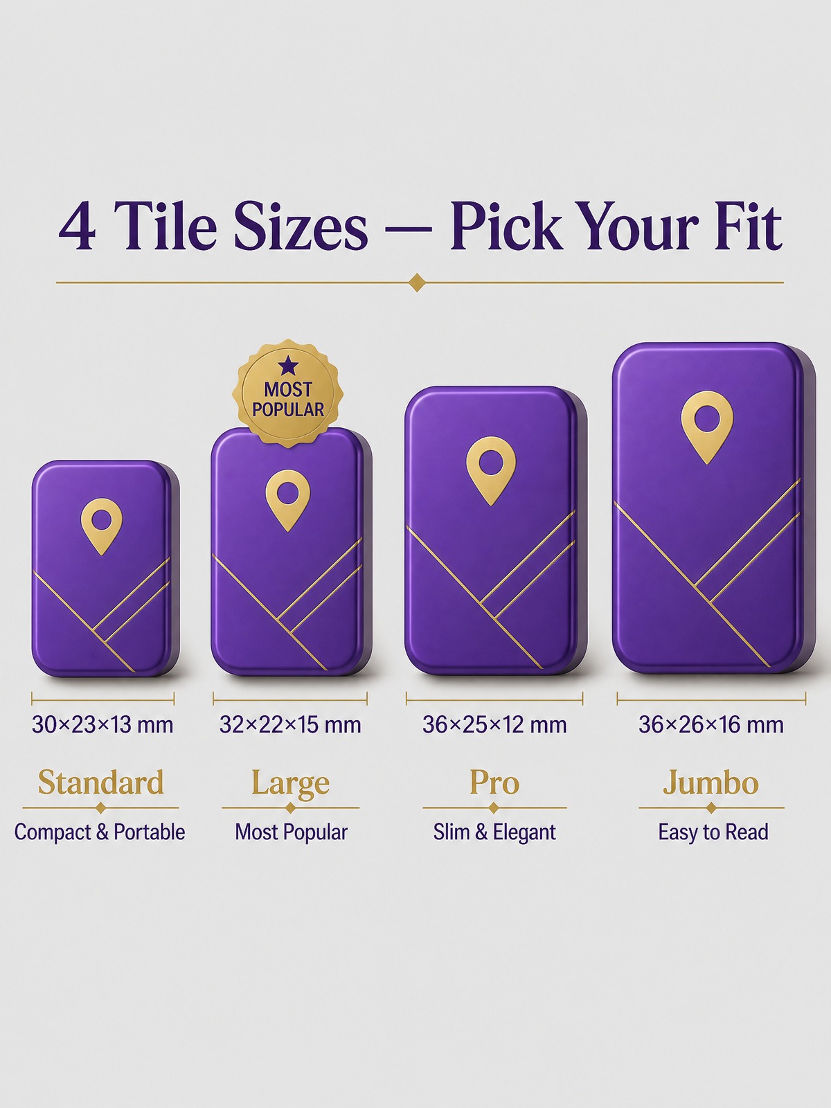 160-Tile Purple Acrylic American Mahjong Set detail