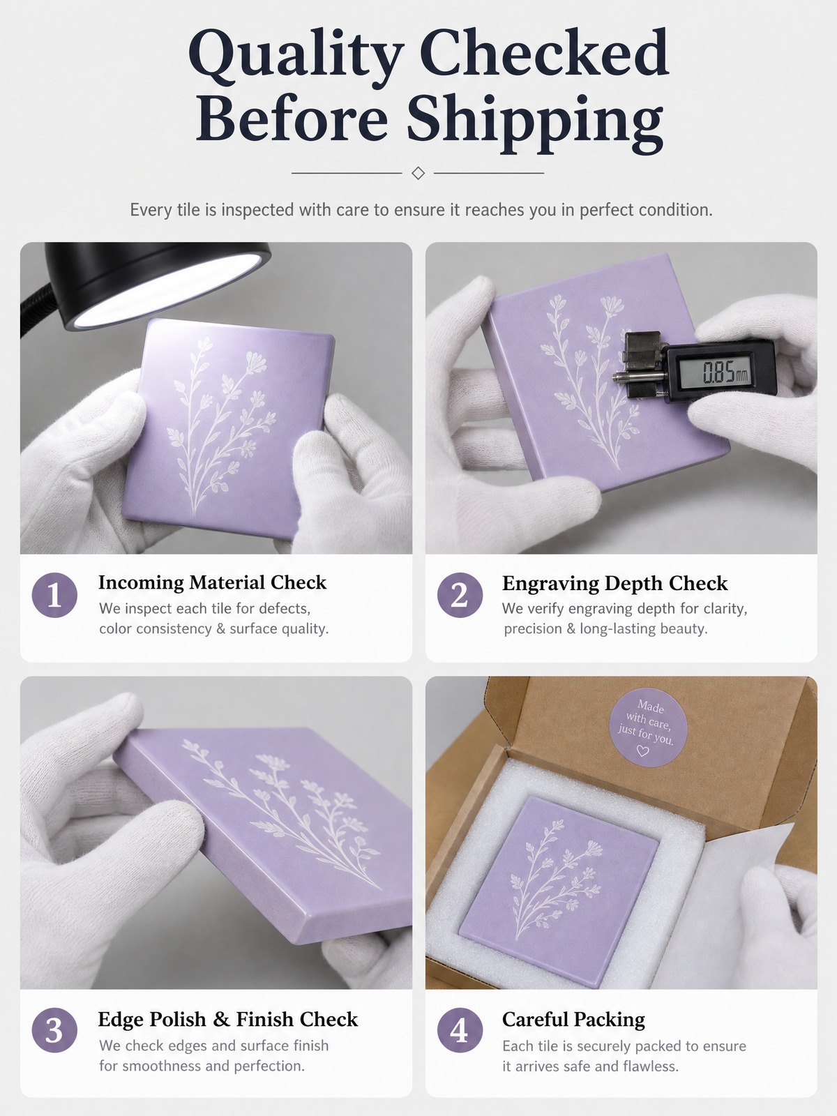160-Tile Purple Acrylic American Mahjong Set detail