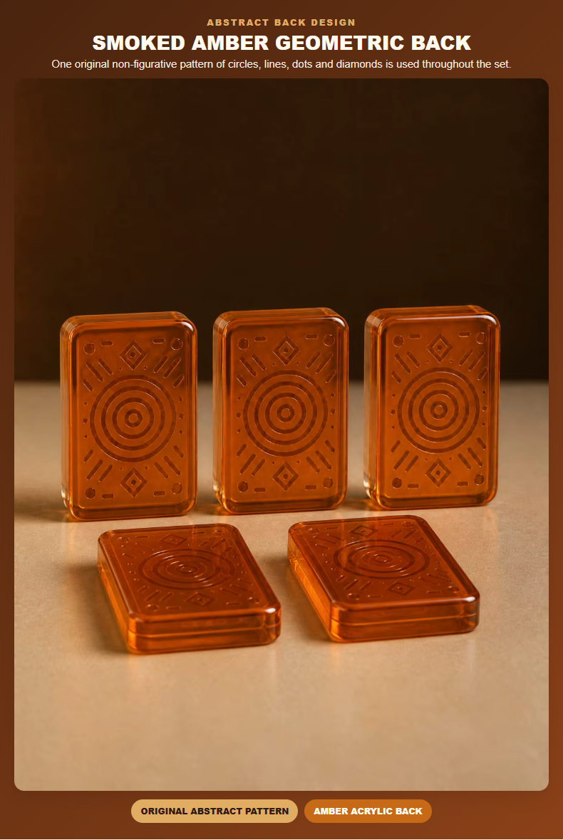 160-Tile Halloween Acrylic American Mahjong Set detail